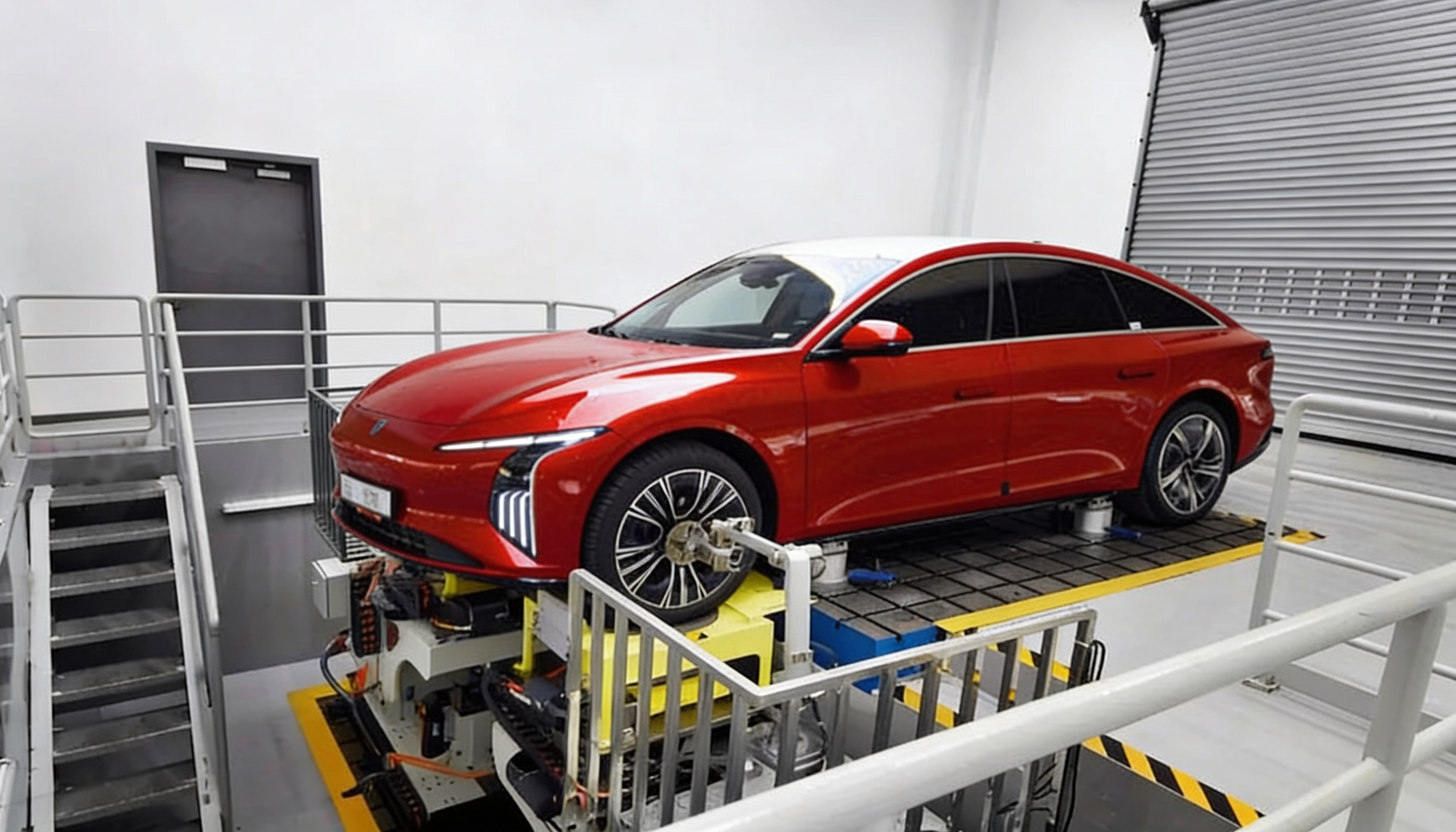 Vehicle road simulation laboratory